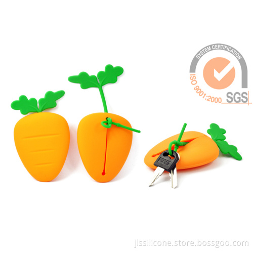 Carrot Fantasy Silicone Carrot Key Case & Key Bags